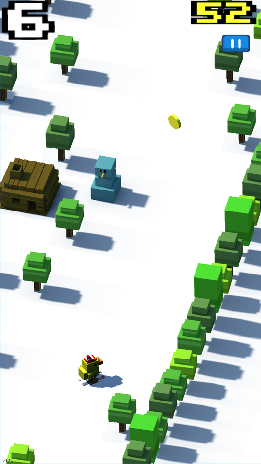 #1. Snowy Roads - Endless Arcade Hopper (iOS) 由: Texas PFCG Aplicativos Ltda