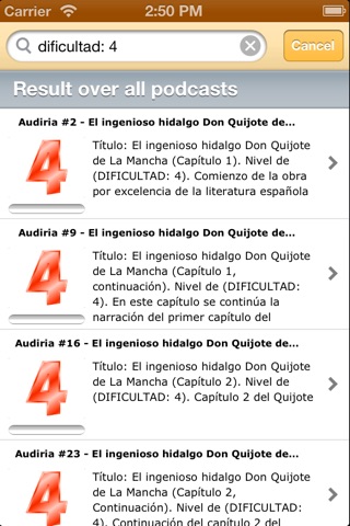 Spanish Podcasts from Audiria screenshot 3