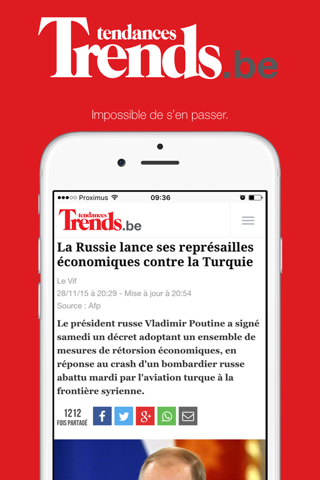 Tendances.be - L'actualité économique en temps réel screenshot 3