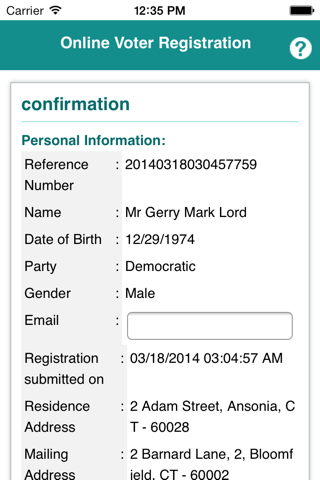 CT Voter Registration screenshot 4