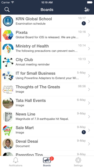 Screenshot #1 pour Global Board