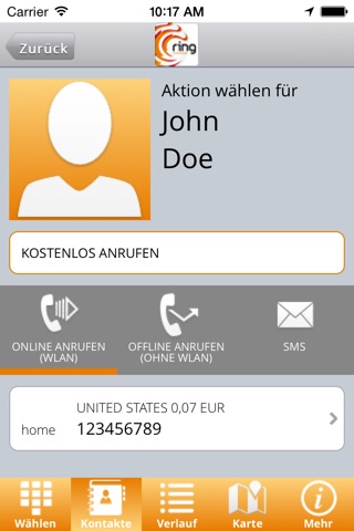 ringmeApp screenshot 3