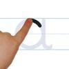 Left handed handwriting icon