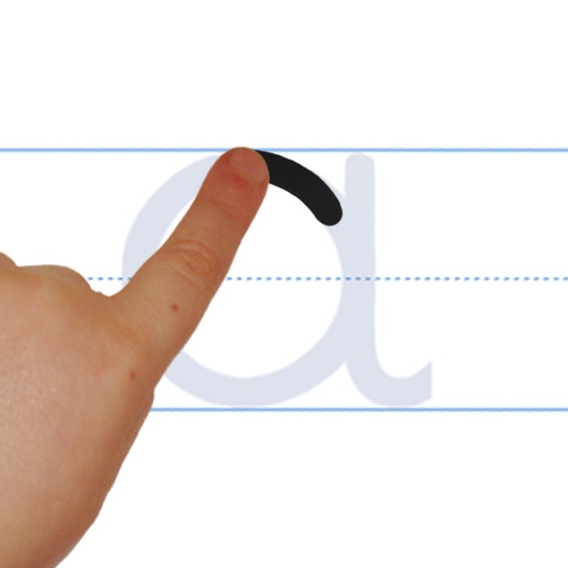 Left handed handwriting icon