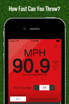 Game screenshot Baseball Pitch Speed - Radar Gun mod apk
