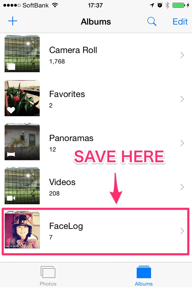 Face Log Camera screenshot 4