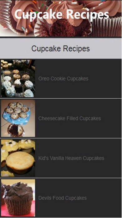 Screenshot #1 pour Easy Cupcake Recipes - recette cupcake