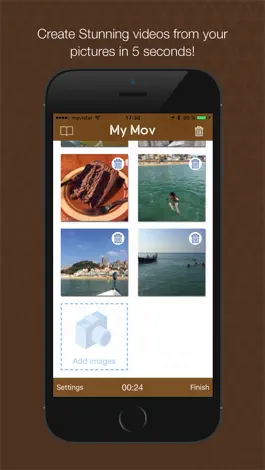 Game screenshot MyMov for Instagram Edition Video Editor - Convert your photos in videos slideshow mod apk