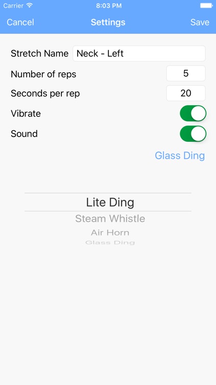Stretching Timer