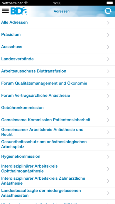Screenshot #2 pour BDA – die App des Berufsverbandes Deutscher Anästhesisten