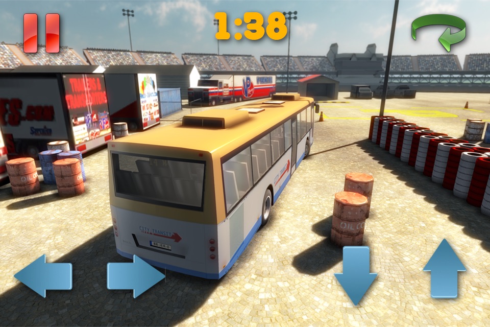 Bus Parking - Realistic Driving Simulation Free 2016 screenshot 2