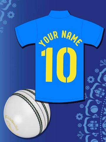 IPL Jersey Maker iPad screenshot 1 - Sports app