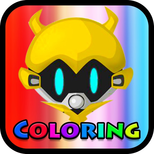 Educational coloring pages game for Transformers version. iOS App