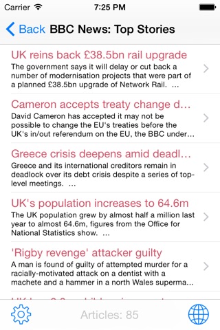 Newsmator screenshot 2