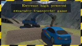 Game screenshot Excavator Transporter Rescue 3D Simulator- Be ready to rescue cars in this extreme high powered excavator transporter game mod apk