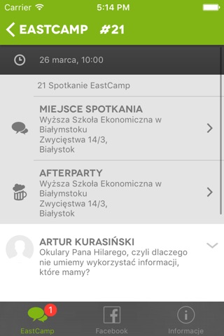 EastCampApp screenshot 3