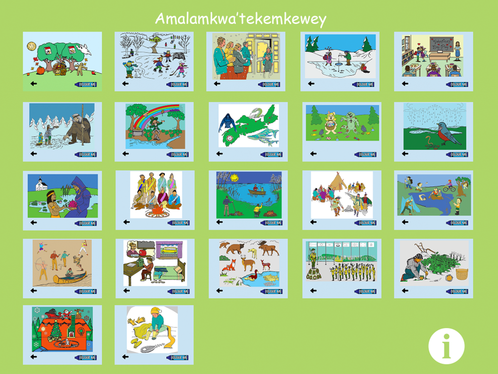 Mi'kmaw Colouring