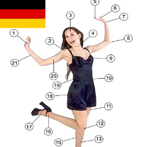 Learn Body Parts in German Icon