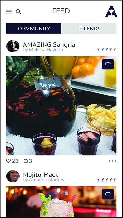 Screenshot #1 pour Alchomy - Cocktail Recipes & Bar Locator