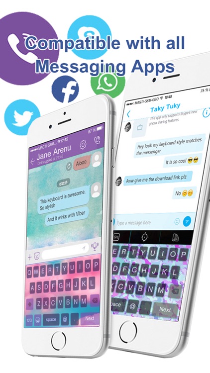 Custom Keyboard Pastel : Cute Color & Wallpaper Themes screenshot-3
