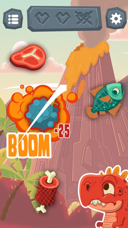 Dino slasher hunter - No cut fruit