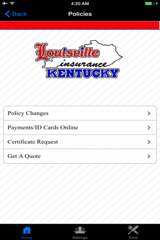 Louisville Kentucky Insurance screenshot 2