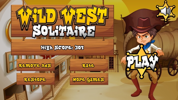 Cowboy Solitaire Triple Peak Wild West