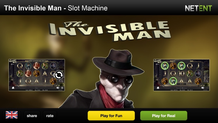 Free Games - The Invisible Man - Mobile Casino Slot Machine from NetEnt