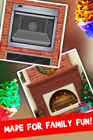 Awesome Christmas Holiday Cupcake Bakery - Food Maker screenshot 2