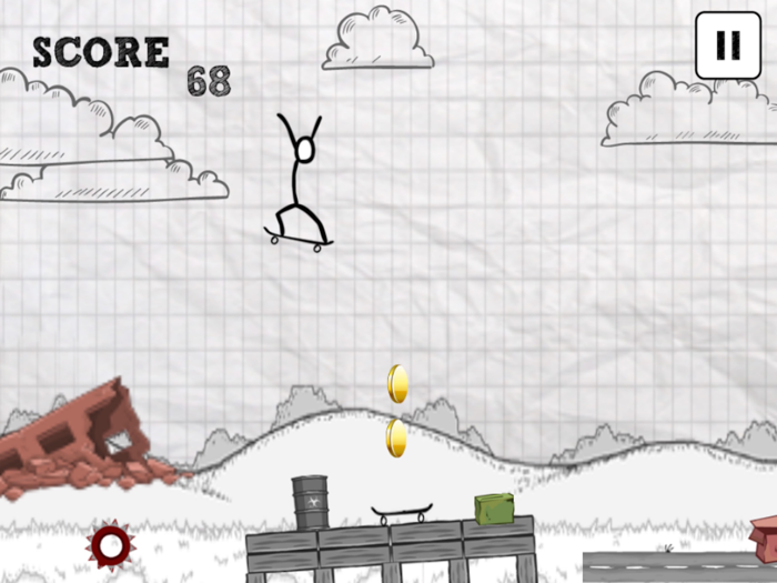 Awesome Skater Stickman