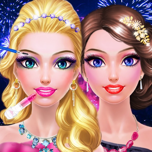Celebrity Friends BFF Makeover Beauty Salon - Star Girls Style SPA Icon