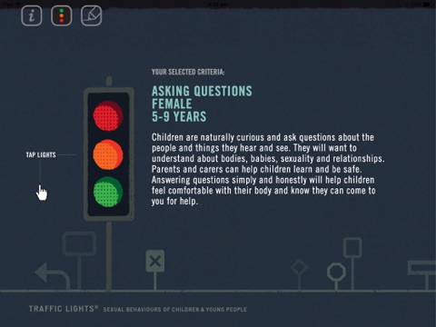 Traffic Lights - Sexual Behaviours of Children & Young People screenshot 2