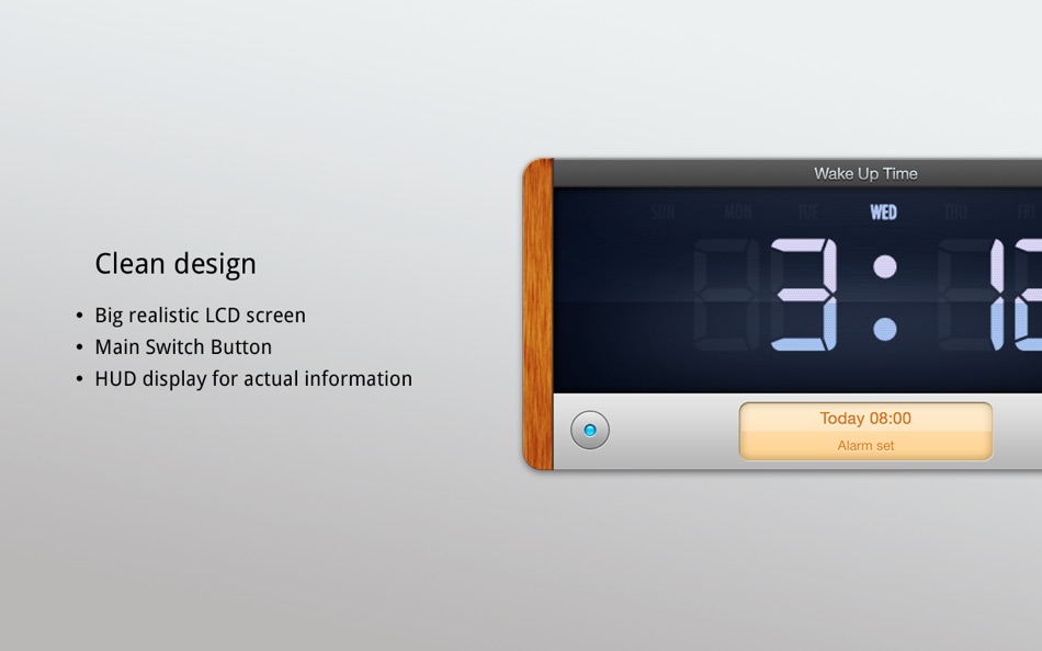 #3. Wake Up Time - Alarm Clock (macOS) Podle: Rocky Sand Studio Ltd.