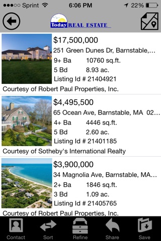 Today Real Estate Cape Cod screenshot 2