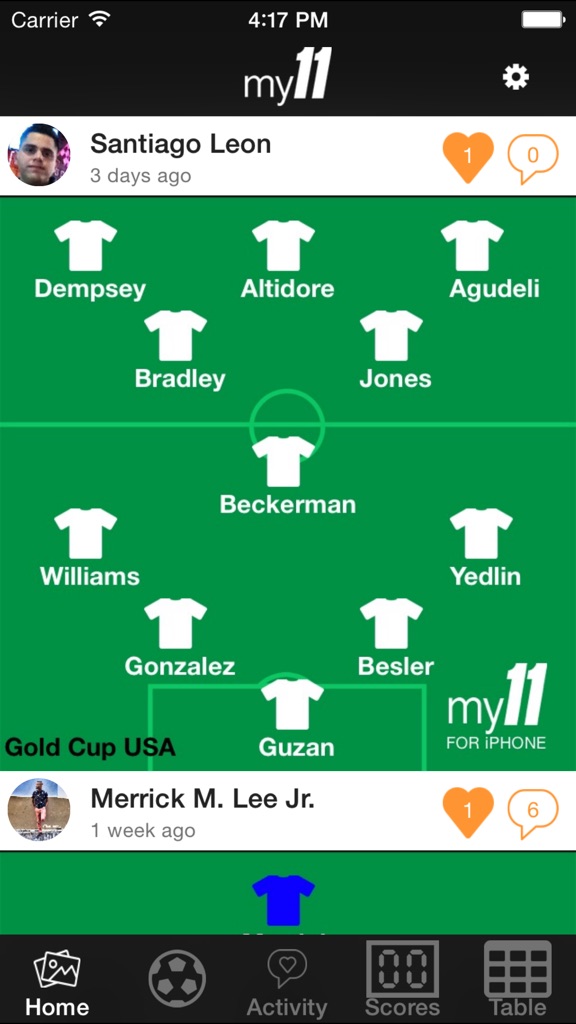 【图】my11 – Soccer/Football Lineup Formations, Scores & Results(截图1)