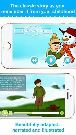 Game screenshot The Snow Man - Narrated classic fairy tales and stories for children mod apk
