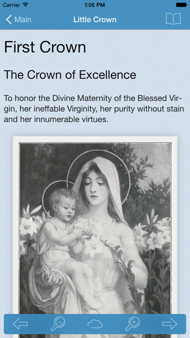 Screenshot #1 pour Catholic Little Crown of the Blessed Virgin Mary