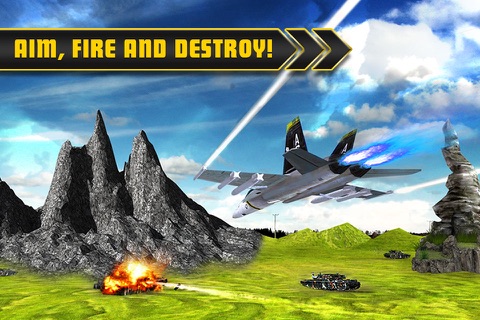 Fighter Jets Tank Attack War 3D screenshot 3