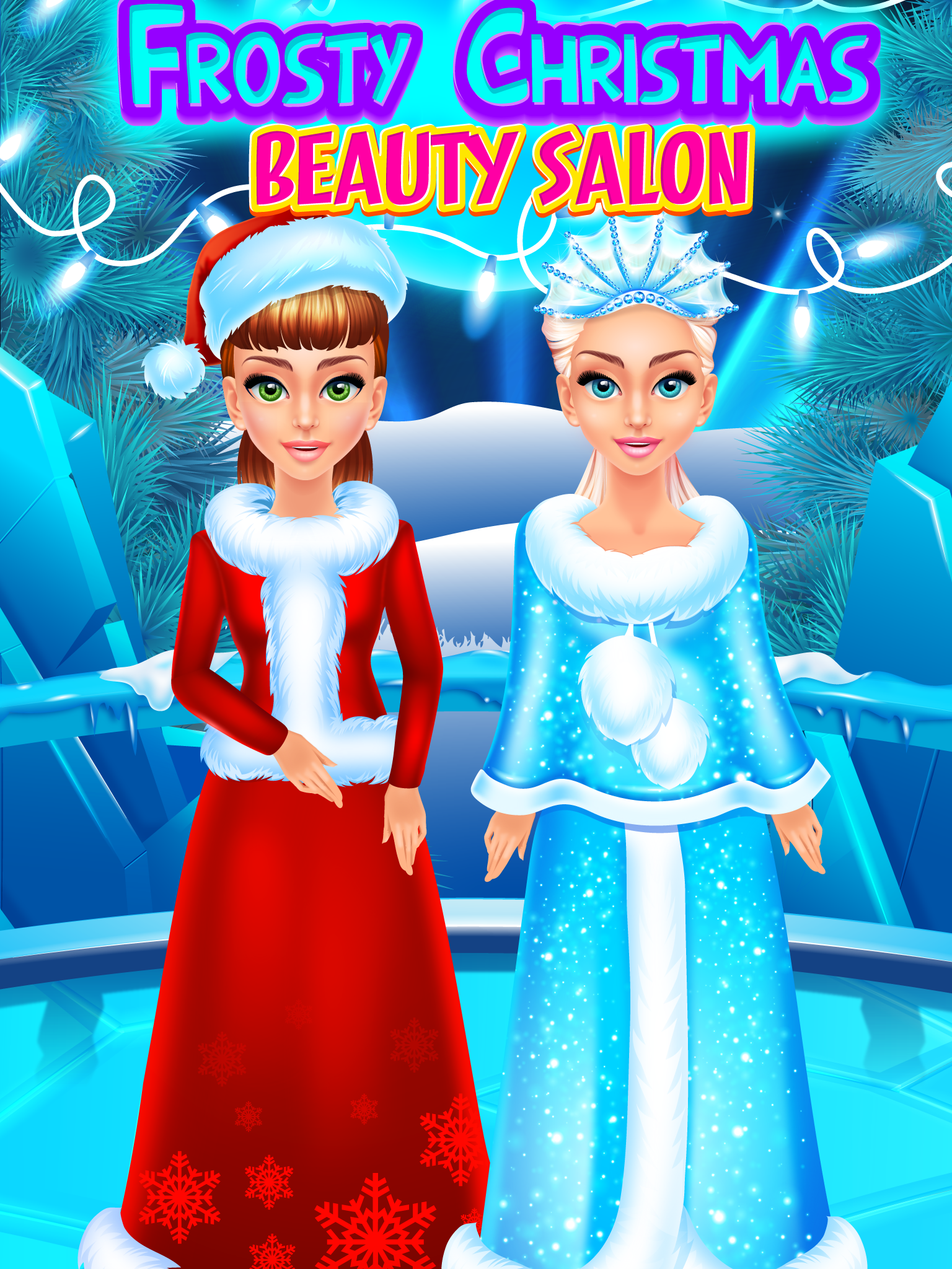 Frosty Christmas Beauty Salon - Makeover Spa Games screenshot 8