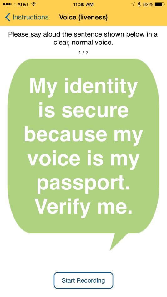 #3. VerifyX (iOS) Ved: Daon Inc.