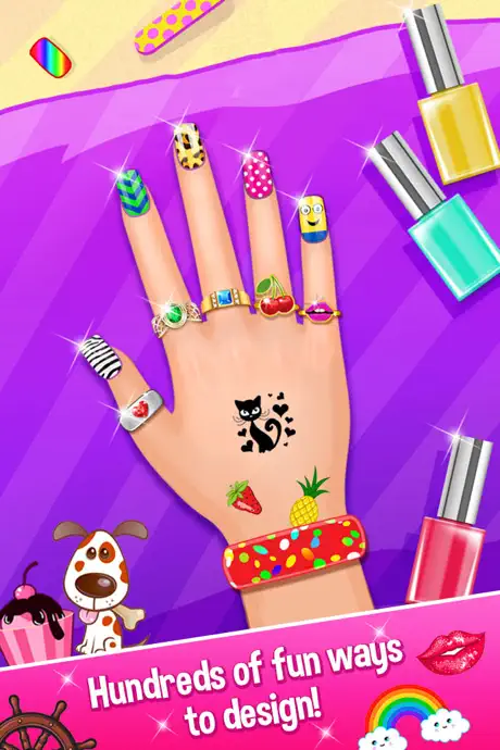 Nail Party Makeover and Nail Salon - girls game
