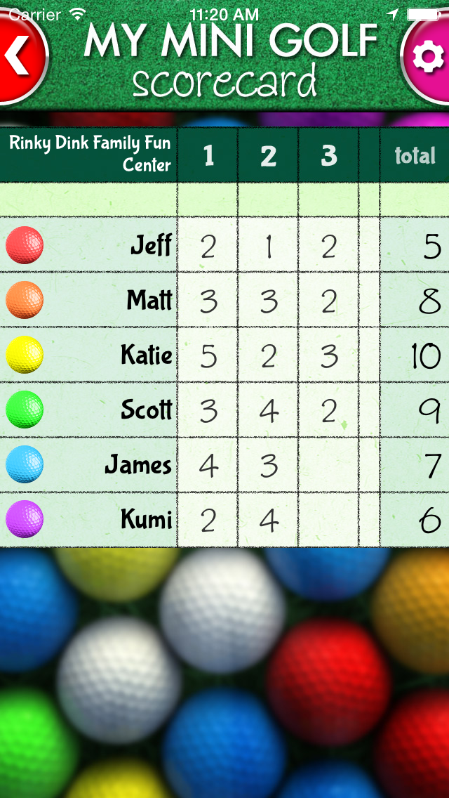 My Mini Golf Scorecardのおすすめ画像4