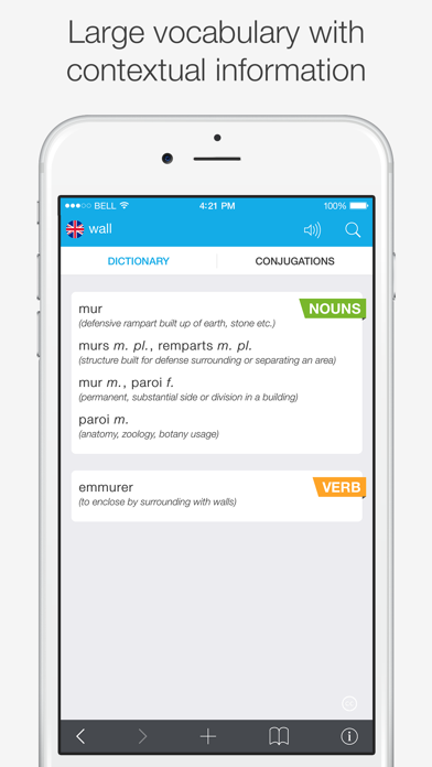 French — English Dictionary Screenshot