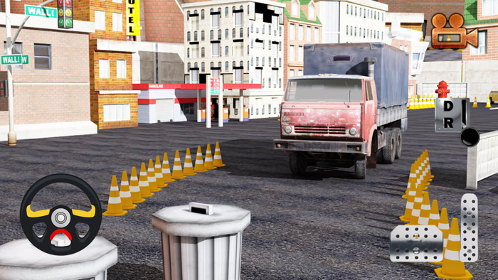 Camión de basura 3D Parking Simulador - Basura Camión contenedor Steer juego de conducción