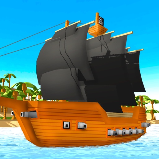 Pixel Pirate Ship Simulator 3D Full Icon