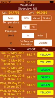 weatherfx iphone screenshot 1