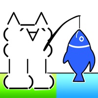 Manga cat fishing