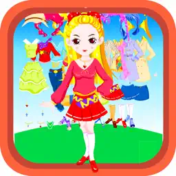 Colorful Doll DressUp app icon