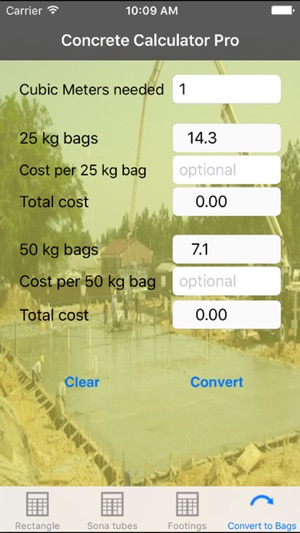 Concrete Calculator Pro Metric(圖4)-速報App
