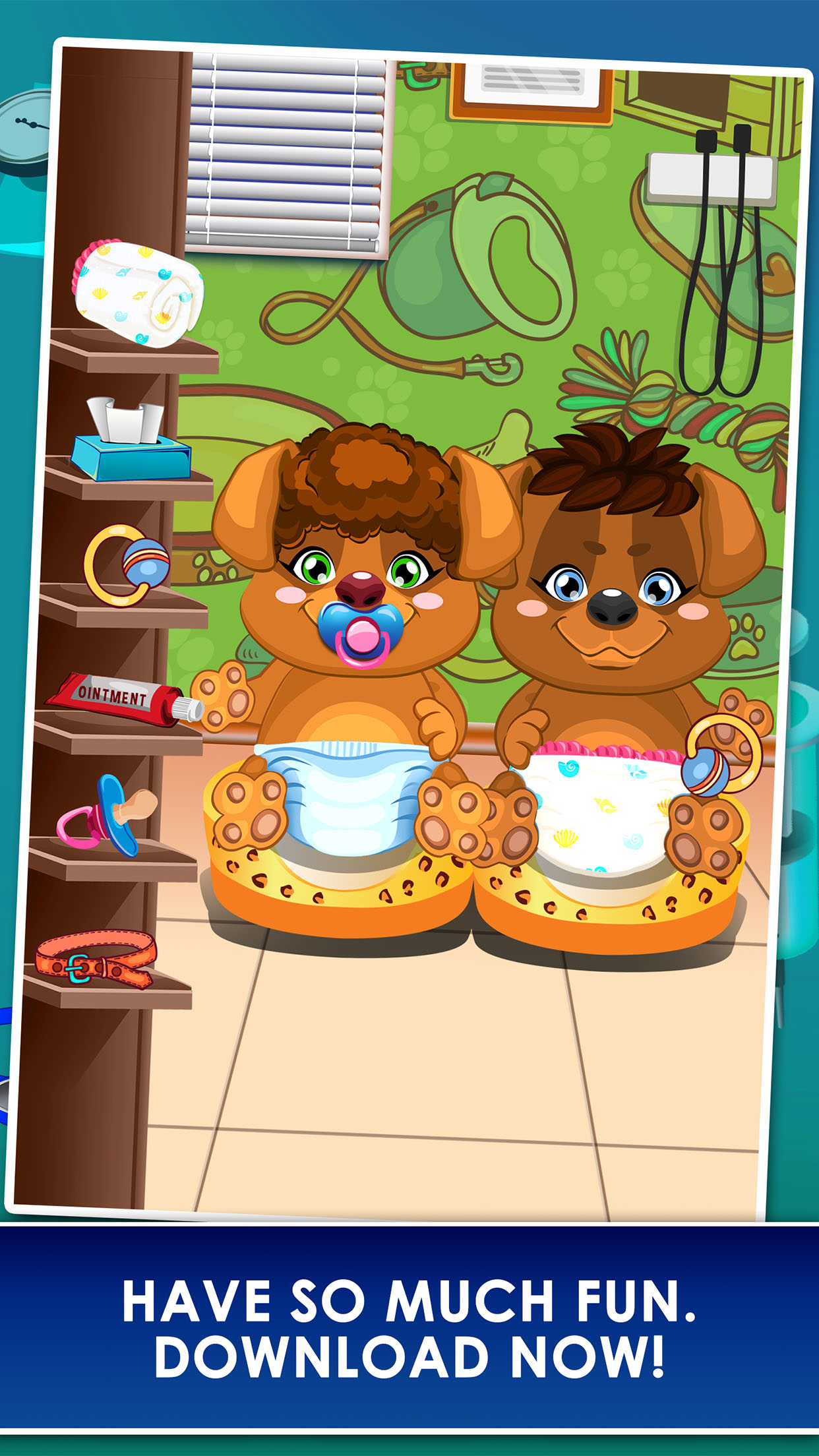 My Newborn Baby Puppy Pets - Pet Mommy's Pregnancy Doctor Game!